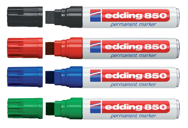 edding 850 permanent marker black