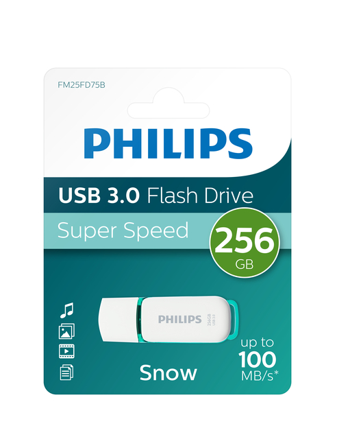 USB stick 3.0 Philips Snow USB-A 256GB groen