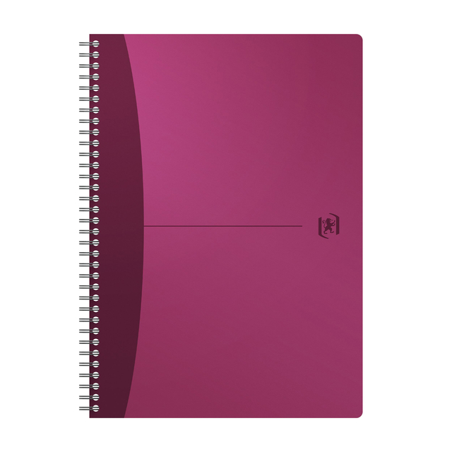 OXFORD Office Urban Mix A4 Polypropylene Twin-wire Notebook  5mm Squares 180 Pages Assorted Colours SCRIBZEE® Compatibl