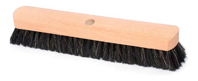 CLNQ Wooden Broom head 40cm Black