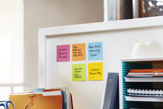 Memo pad Post-it 654 Super Sticky 76x76mm 21+3 free assorti