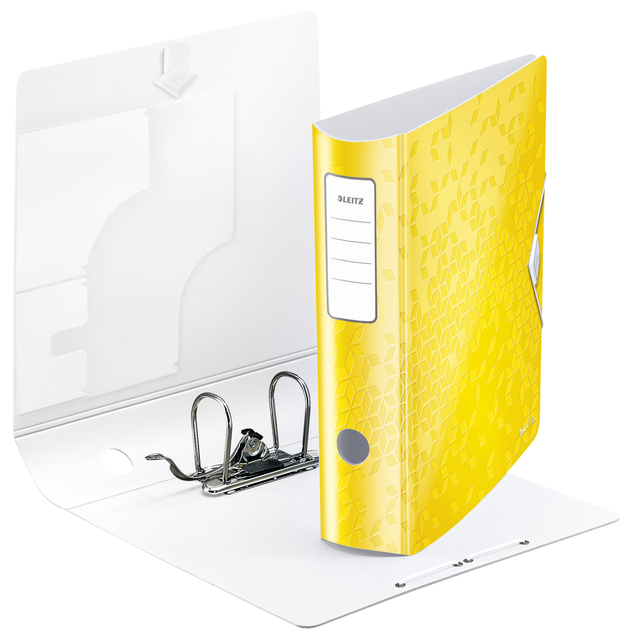 Lever Arch File Leitz  Active WOW 80mm PP A4 yellow