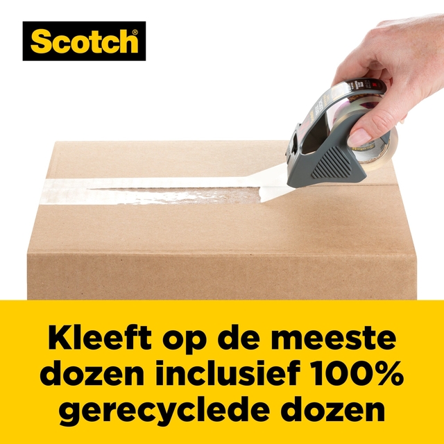 Verpakkingstape Scotch Box Lock 3950-EF 48mmx50m 3 stuks