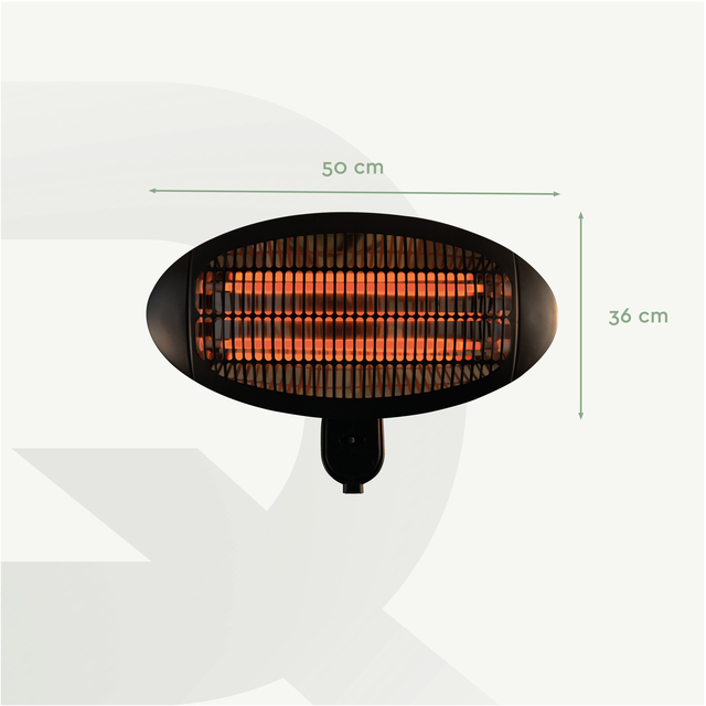 Terrasverwarmer BRASQ PHW100 hangend elektrisch