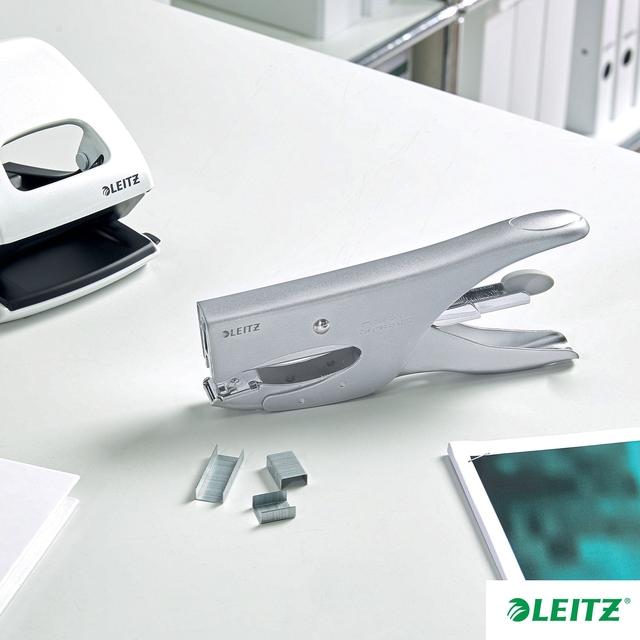 Stapling Pliers Leitz back loader P3 40 sheets silver