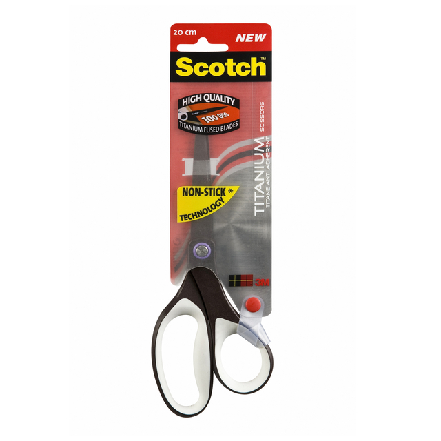 Scissors Scotch 20cm titanium blister
