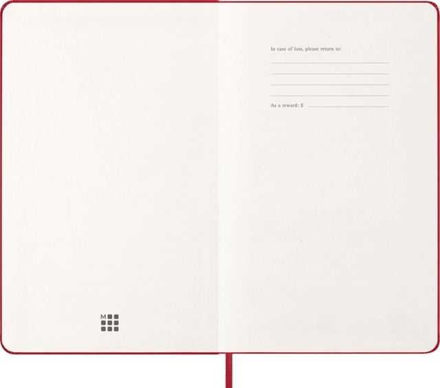 Agenda 2027 Moleskine 12M Planner Weekly 7dagen/1pagina large hc scarlet red
