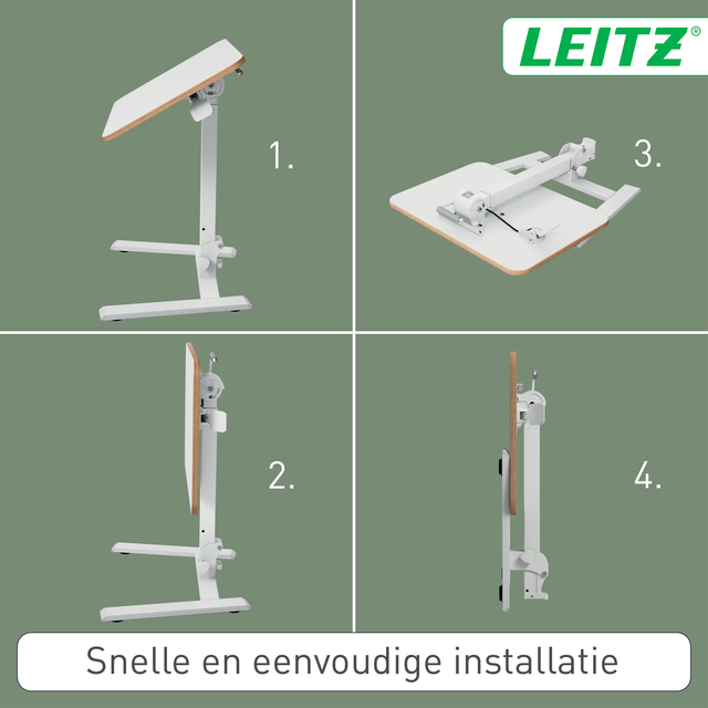 Zit-Sta Bureau Leitz Ergo Compact inklapbaar