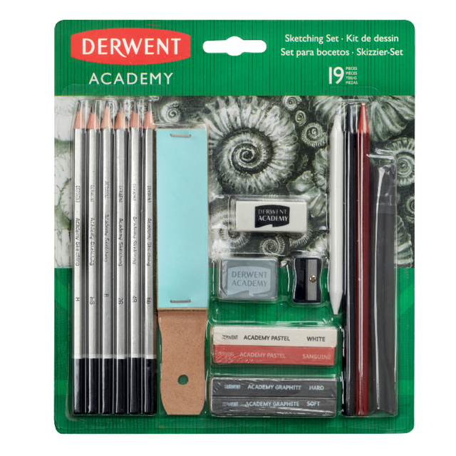 Derwent Academy Graphite Sketch Set 19 Pieces