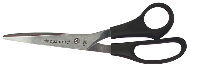 Quantore scissors 210mm + black plastic handle