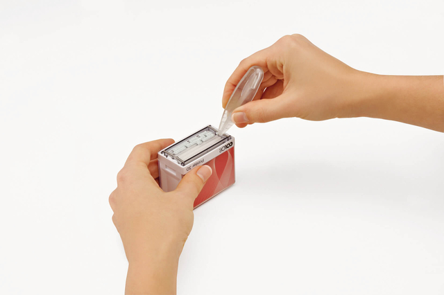 Tekststempel Colop Printer 30/1 letterset en pincet