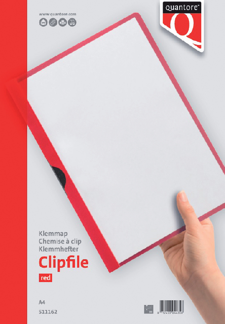 Clipfile Quantore A4 3mm red
