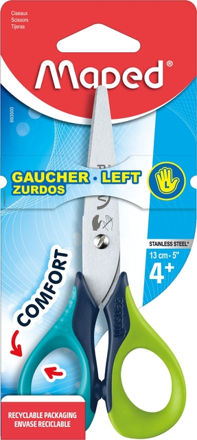 SCISSORS MAPED 130MM SENSOFT LH ASS