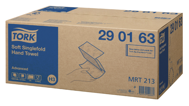Towel Tork H3 Advanced Z-folded 2-ply white 290163