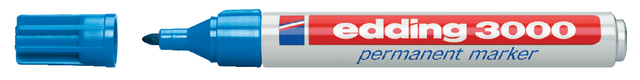 edding 3000 permanent marker light blue