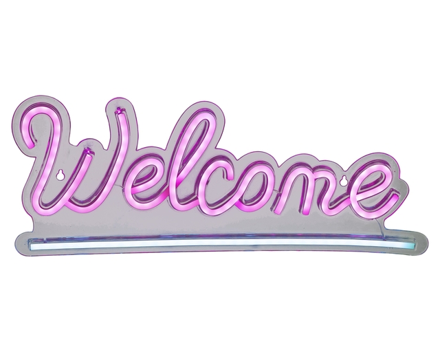 Ledbord Lumineo indoor USB neon Welcome