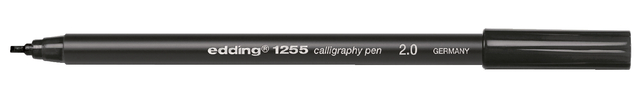 edding 1255 calligraphy pen 2.0 black
