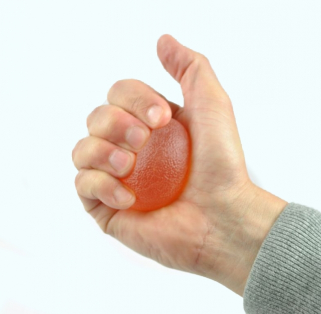 Handtrainer gelbal Able2 Sterk oranje