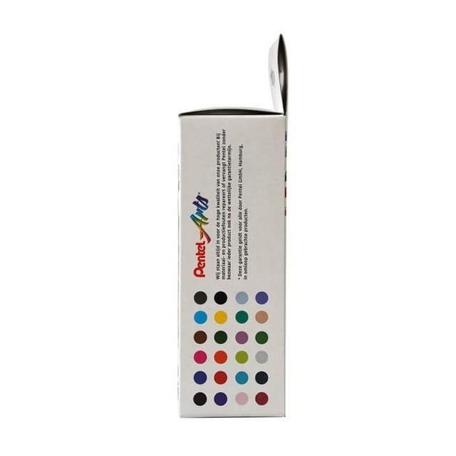 Brushpen Pentel Sign SES15C Rainbow assorti set à 24 stuk