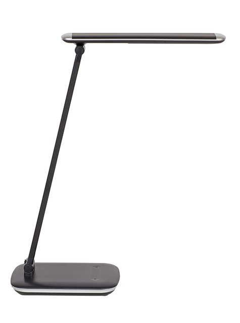 Bureaulamp MAUL Jazzy dimbaar USB-poort zwart