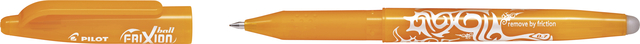 Rollerpen PILOT friXion medium abrikoos oranje