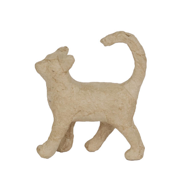 Figuur Décopatch kat rechtopstaand 11x3.5x12cm
