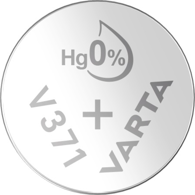 Batterij VARTA knoopcel 1x V371/SR69 zilver