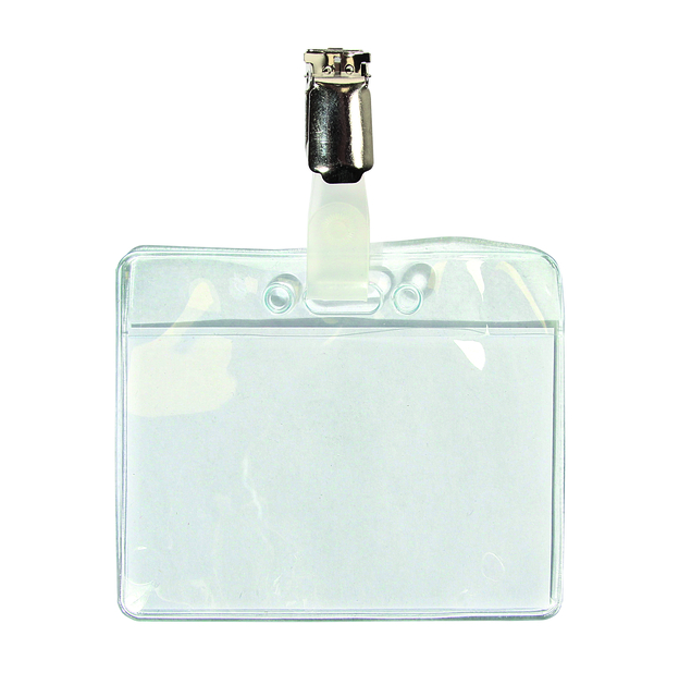 Badge Quantore with clip 60x90mm