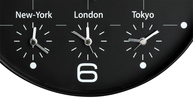 Unilux On Time Clock Black