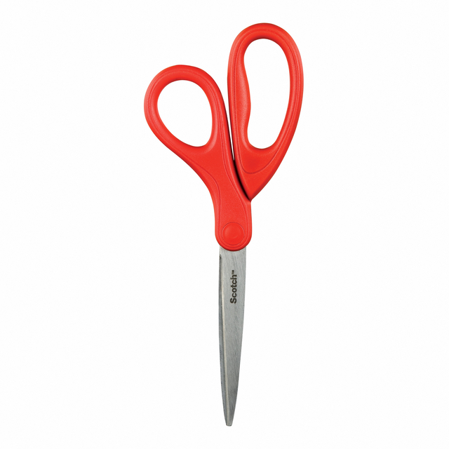Scissors Scotch 18cm universal red blister