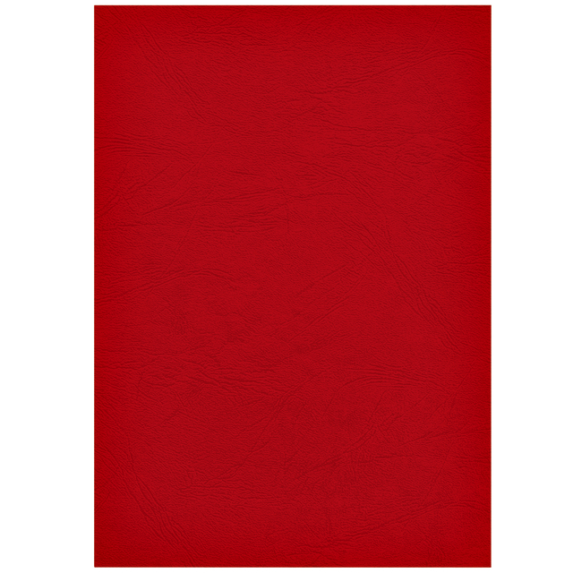 Fellowes Binding Cvrs Red Lthrgrn Pk100