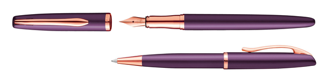 Schrijfset Pelikan Jazz Noble Elegance K36+P36 medium viola