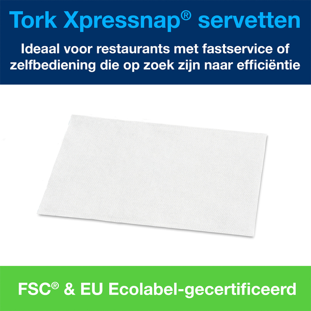 Napkins Expressnap N4 extra soft Premium 1/2 ply 2-ply white 15850