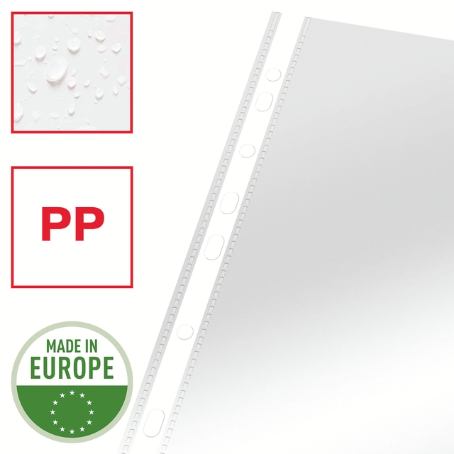 Showtas Esselte copy safe 0.06mm PP A4 glashelder 100 stuks