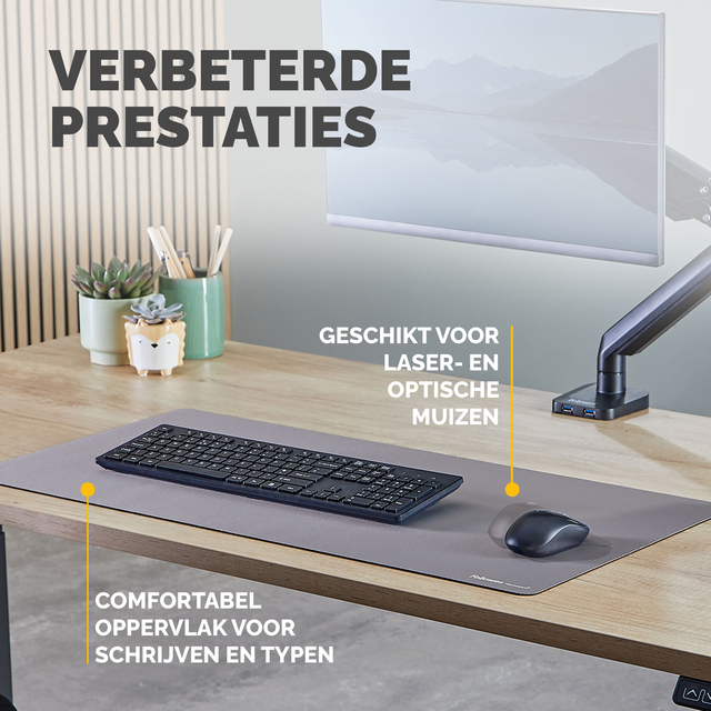 Bureau-onderlegger Fellowes Breyta grijs