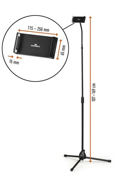 Tablethouder Durable Twist vloer