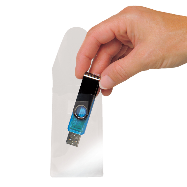 10x 3L USB pockets with flap 52,5x90mm incl. booklet
