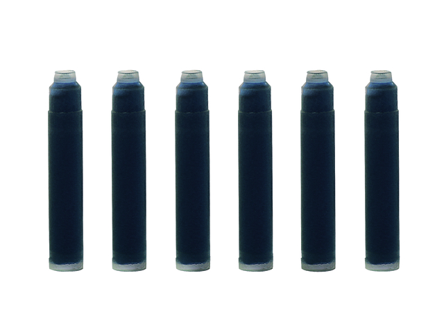 Inktpatroon Waterman internationaal Florida blauw pak à 6 stuk