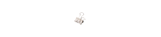 Papierklem MAUL 215 foldback 19mm capaciteit 7mm zilver 12 stuks