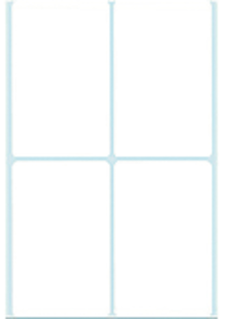 Etiket HERMA 2490 52x82mm wit 128 stuks