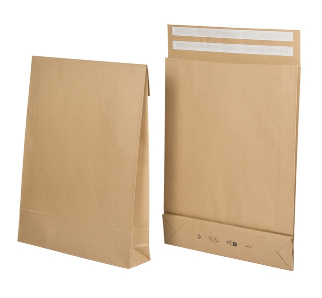 E-Commerce envelop IEZZY 250x350x80+96mm met retoursluiting br 250st