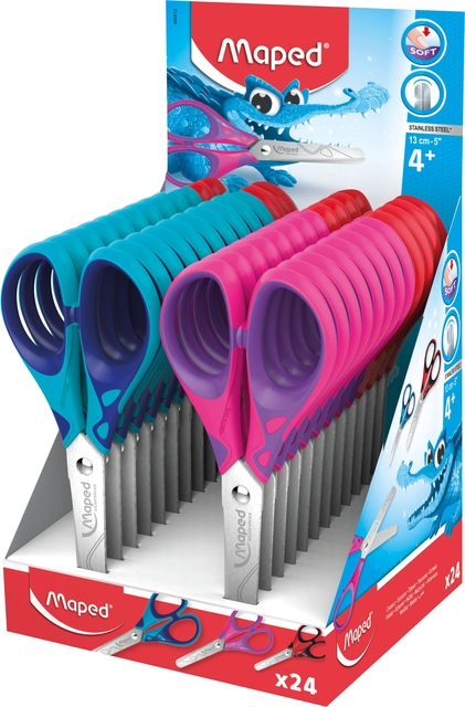 SCISSORS MAPED ESSENTIALS SOFT 13CM RH