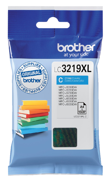 Brother IJ Cartridge Cyan HY LC3219XLC