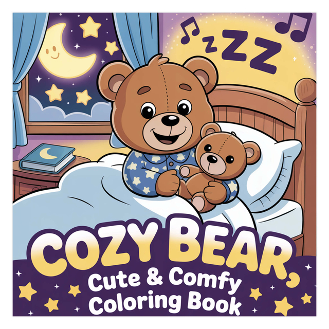 Kleurboek Cozy Bear 2