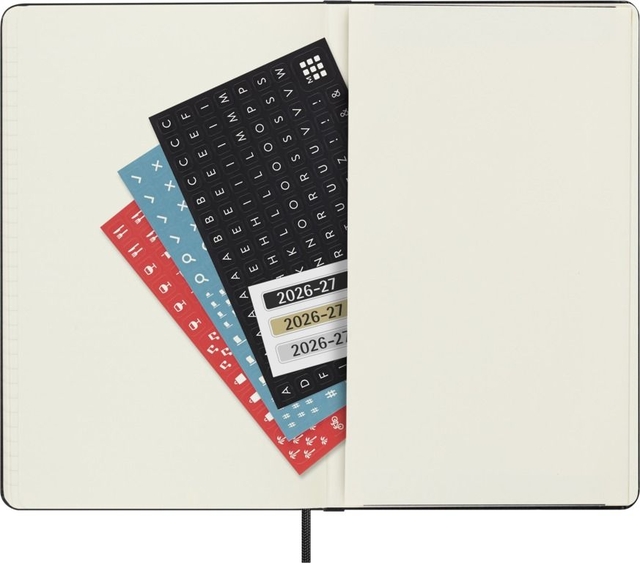 Agenda 2027 Moleskine 18M Planner Weekly 7dagen/1pagina large hc black