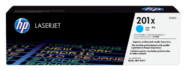 HP 201X LJ Toner Cart Cyan HY CF401X