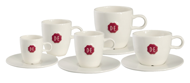 Kopje Douwe Egberts Lungo 180ml wit