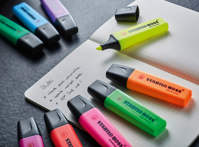 Markeerstift STABILO BOSS Original 70 assorti classpack à 48 stuks