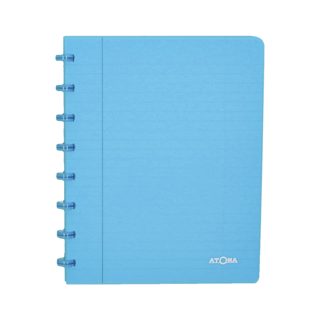 Schrift Atoma A5 blanco 144blz 90gr PP transparant assorti