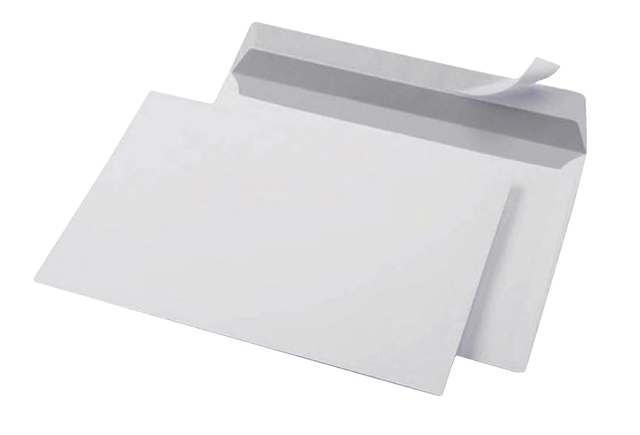 Envelope Quantore bank C6 114x162mm self-adhesive white 25 pieces